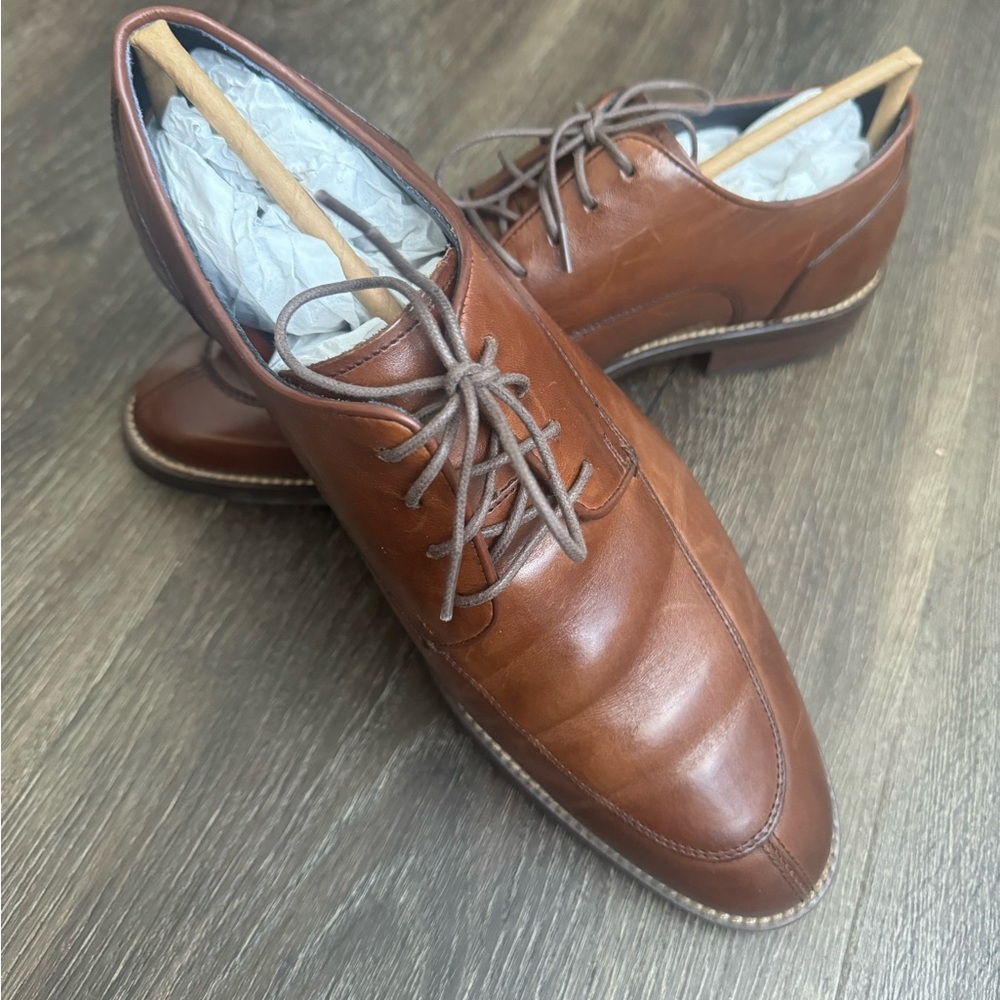 Cole Haan mens Lenox Hill Cap Ox. 100% leather